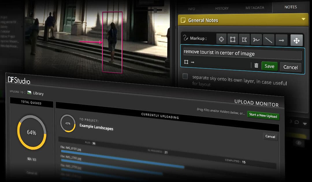 Df Note On Menu DF Studio Update: Notes, Visual Annotations, and More | DF Studio™